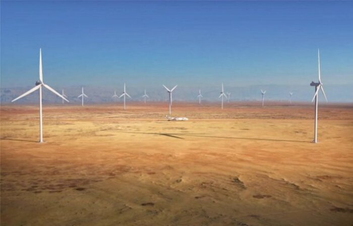Ветряные мельницы в пустыне / Фото: ok.ru