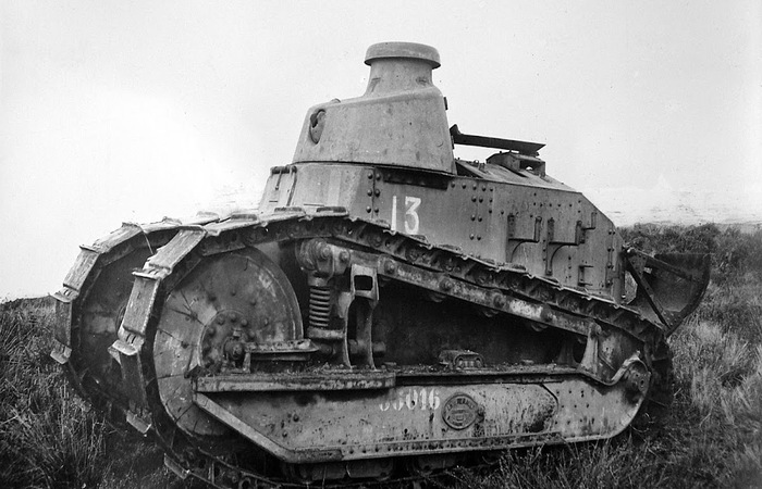 Французский танк с одноместной башней / Фото: tankdevelopment.blogspot.com