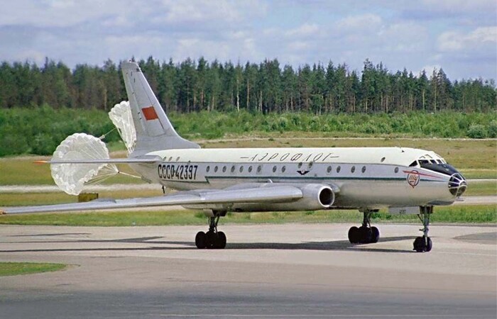 Первый реактивный самолет Ту-104 / Фото: agentorange.ru