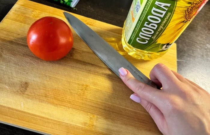 Продукты больше не прилипнут к ножу