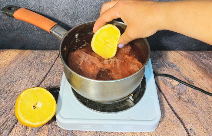 Лимон сделает мясо более мягким