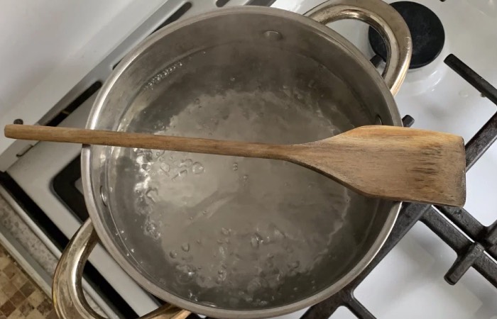 Больше никакой выкипевшей воды.