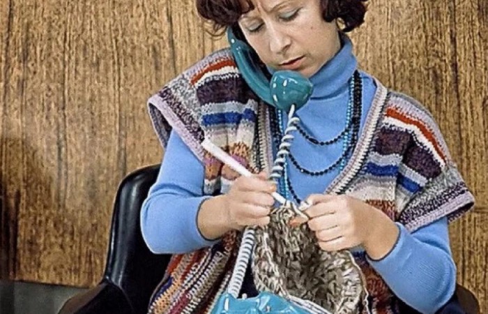 Вязание вновь в моде.