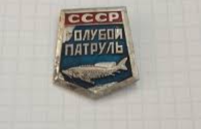 Значок защитников водоемов.