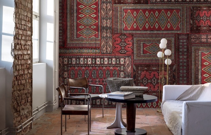 Бабушкины ковры отлично впишутся в современный интерьер.