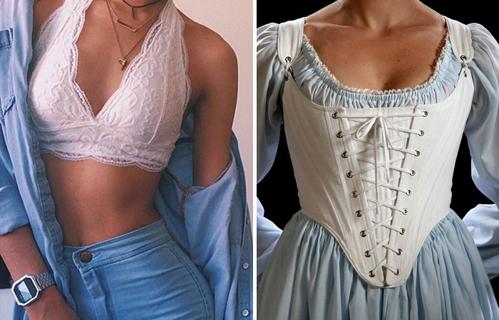 Что носили женщины до корсета и лифа?