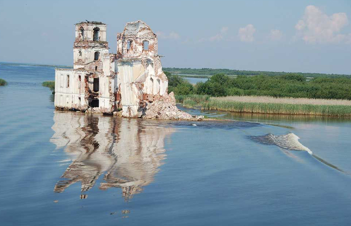 Советские города, которые ушли под воду из-за строительства ГЭС. / Фото: prichod.ru 