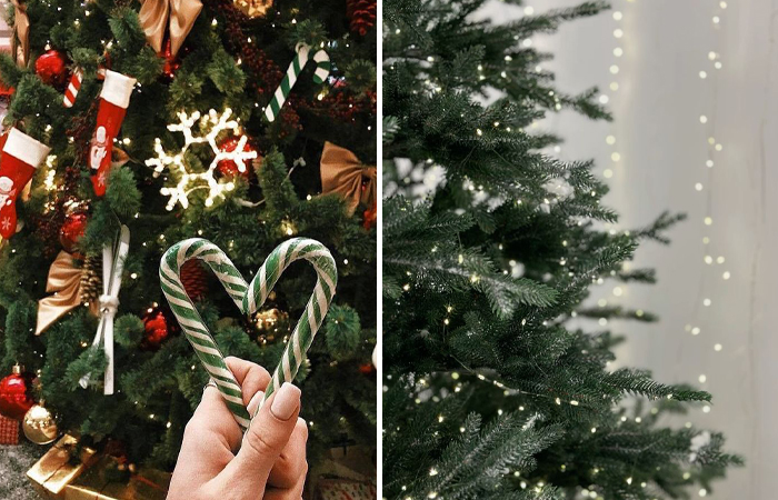 Идеи новогодних украшений для елки вместо мишуры...