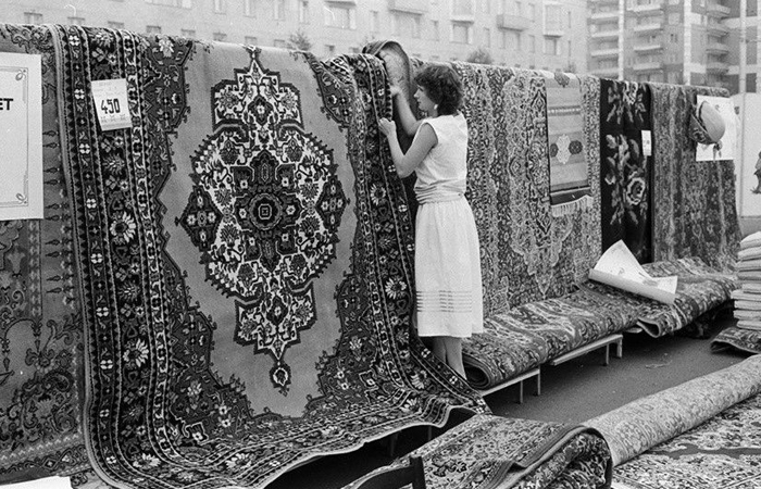 В СССР к коврам относились бережно.