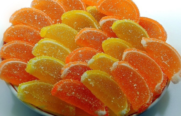 Мармелад был двух вкусов - апельсиновым и лимонным. / Фото: лидервезет.рф Мармелад был двух вкусов - апельсиновым и лимонным. / Фото: лидервезет.рф