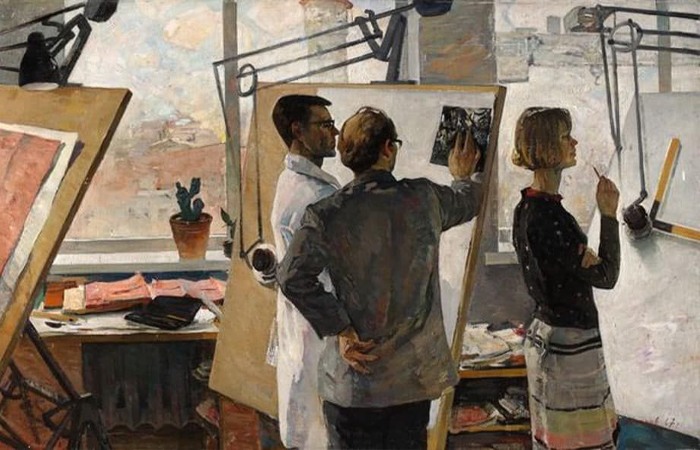 Советский ретушер с помощью кисти мог на готовом снимке исправить любой дефект.