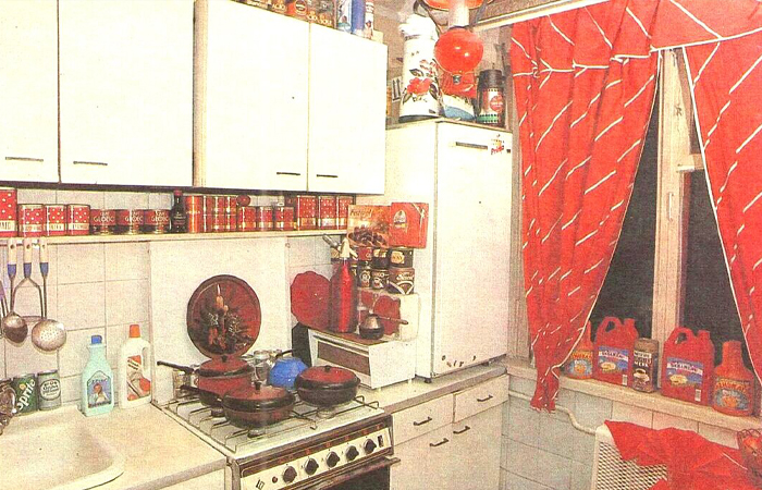 В хрущевках площадь кухни составляла 5-6 квадратных метров.