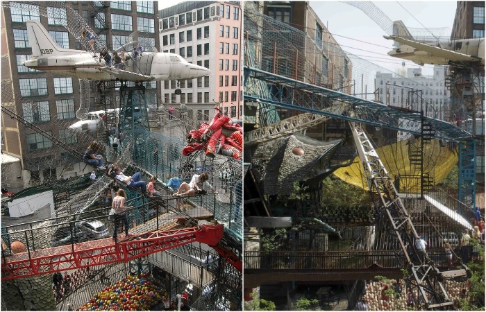 Детская площадка при музее.