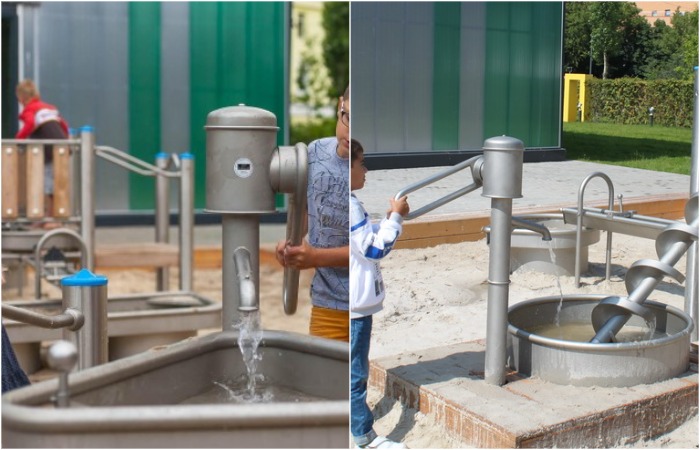 Отечественная детская площадка. 