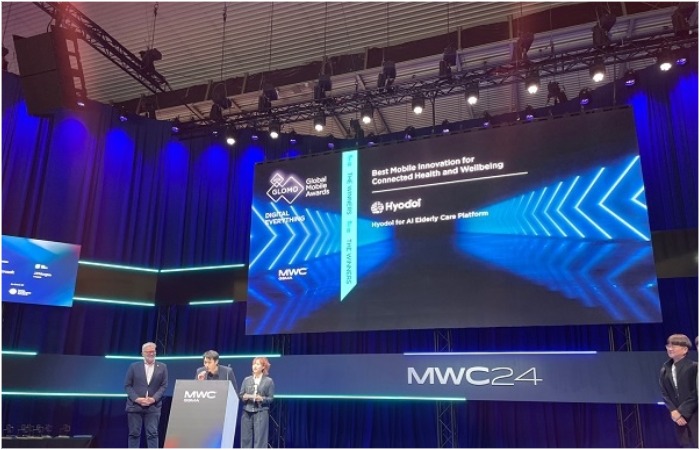 Создатели Хёдоля на ИТ-выставке «MWC Barcelona 2024».