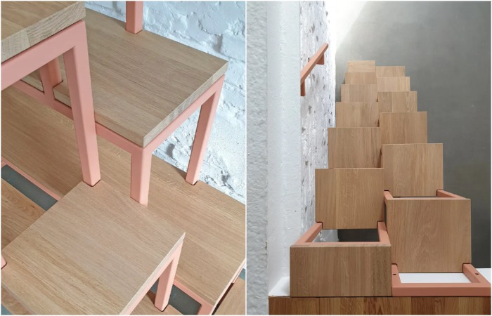 Мебель созданная из переработанной бумаги.