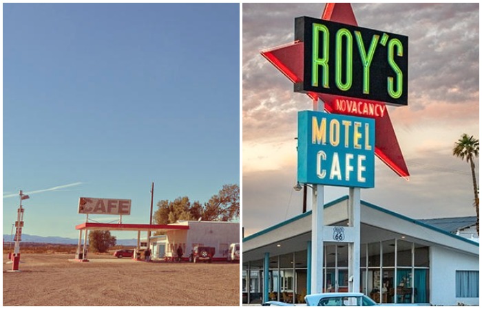 Отреставрированный отель «Roy’s Motel Cafe».
