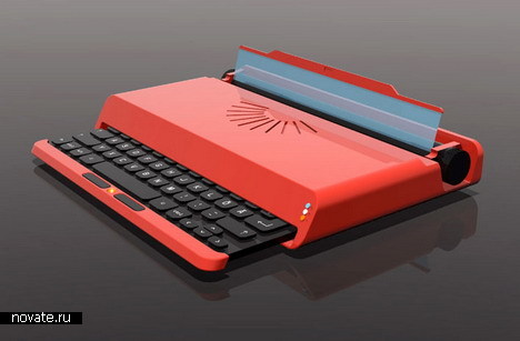 Ноутбук на основе пишущей машинки