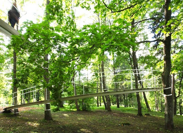 «Тропинка в лесу» - необычный лесной мост в Таллинне