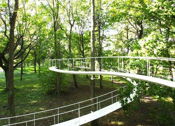 «Тропинка в лесу» - необычный лесной мост в Таллинне