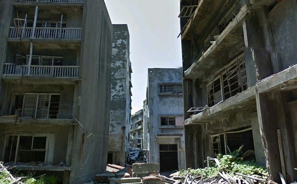 Гункандзима – легендарный японский остров-призрак на Google Street View