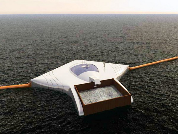 Ocean Cleanup Array – гигантская воронка для плавающего мусора