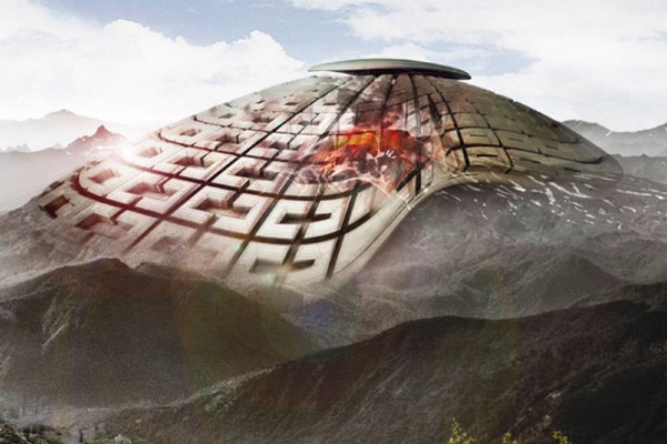 VolcanElectric Mask – небоскреб в жерле вулкана