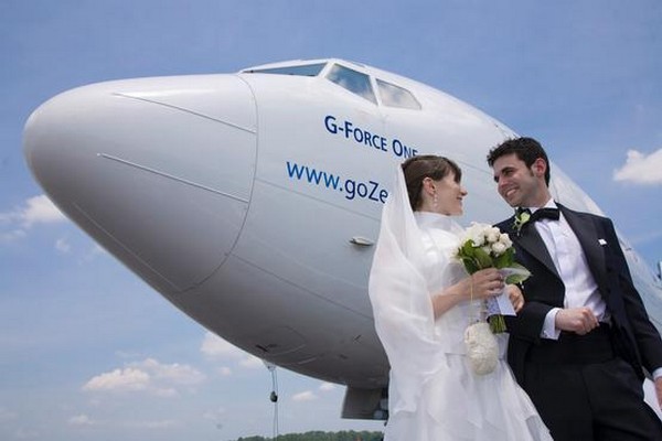 ZERO-G Weightless Wedding – свадьба в невесомости