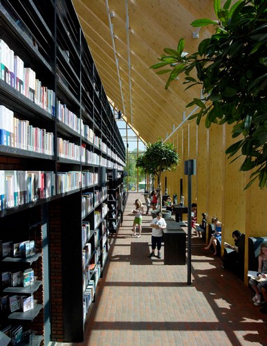 Необычная библиотека Book Mountain + Library Quarter от MVRDV