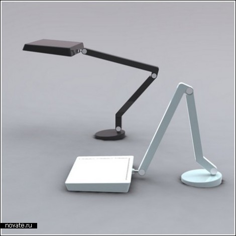 Лампа-планшет, склонная к йоге