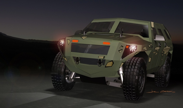 FED Bravo - гибридный бронемобиль для американской армии