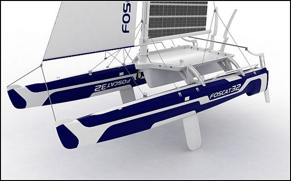 Катамаран FOSCAT-32, которым движет и ветер, и солнце