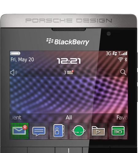 Мобильный телефон от Porsche и BlackBerry