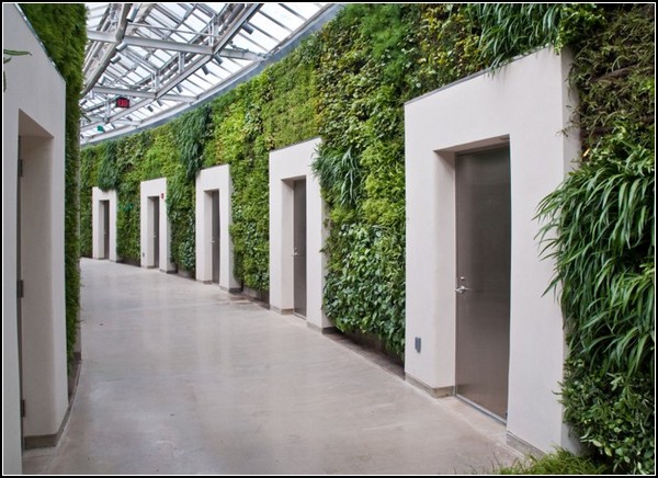 Зеленая стена – украшение администрации парка Longwood Gardens