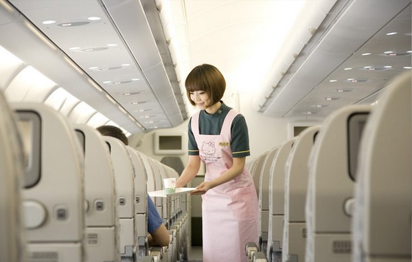Самолеты Hello Kitty от авиакомпании EVA Air