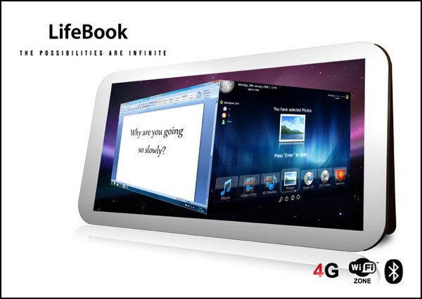 Lifebook – концепт планшета из ближайшего будущего