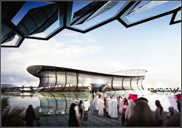 Солнечный стадион в Катаре от Нормана Фостера (Norman Foster)