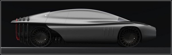Maserati Quattroporte - автомобиль со скелетом динозавтра