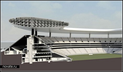 Зеленый вулкан: стадион в Мексике