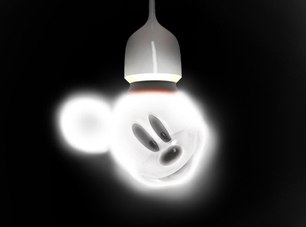Светодиодная лампочка Mickey Mouse Bulb