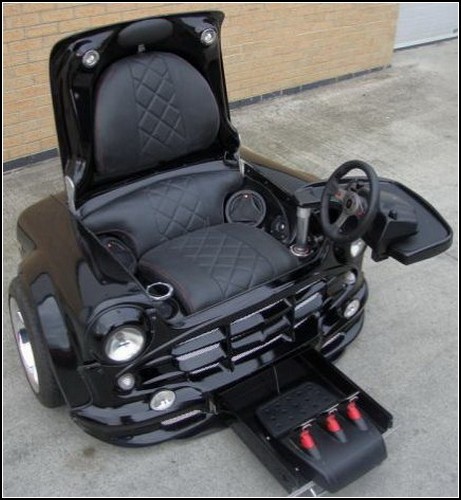 Кресло для любителей автомобиля Mini Cooper и видеоигр