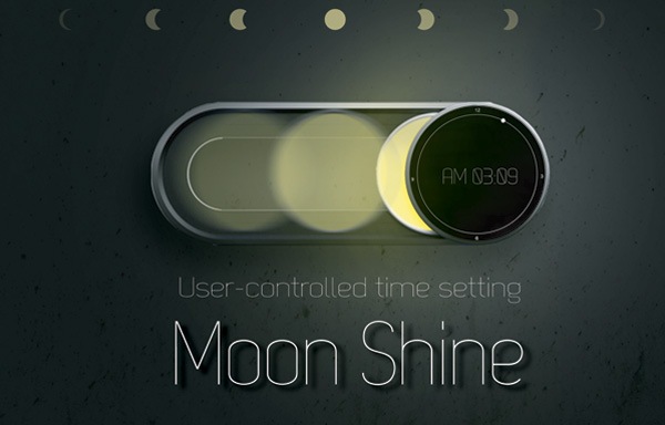 Настенные часы с фазами Луны Moonshine