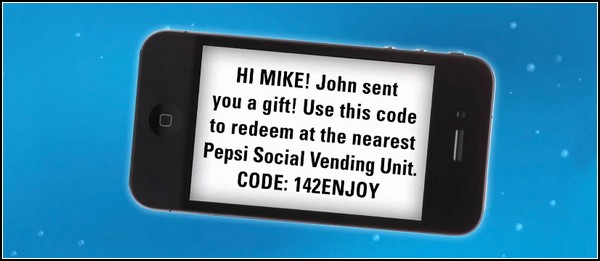 Социальная сеть для пользователей торговых автоматов Pepsi