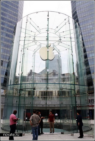 Магазин Apple в Шанхае: стильно и функционально