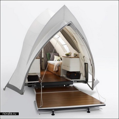 Жилая палатка на колесах