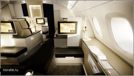 Настоящий первый класс на самолетах Lufthansa