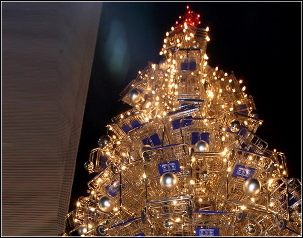 Shopping Cart Tree – идеальная рождественская елка для супермаркета