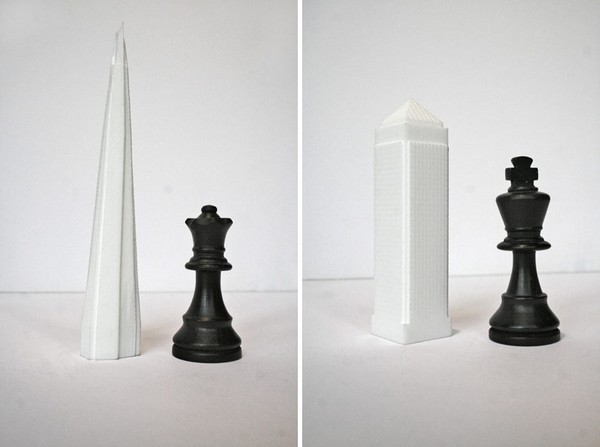Шахматный набор Skyline Chess, посвященный архитектуре Лондона