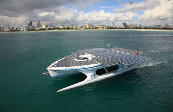 PlanetSolar – солнечная яхта для кругосветного путешествия