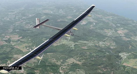 Аэроплан на солнечных батареях